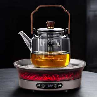 电陶炉煮茶器具全套家用室内玻璃茶壶套装 围炉煮茶烤火炉2025新款