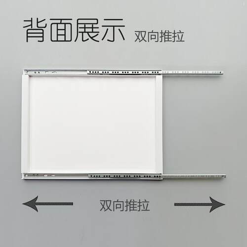溥畔年 超薄推拉弱电箱装饰画 画现代简约极薄电表箱遮挡纯白哑光