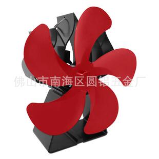 ebay 跨境货源 亚马逊 热动力壁炉风扇5叶大风力梯形座取暖扇