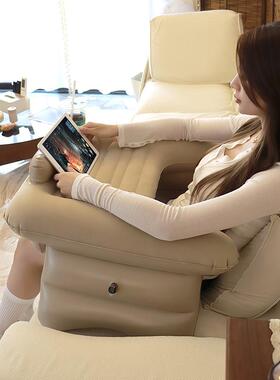 跨境童新品儿充子气桌后排DLV餐车用吃饭桌电脑支架桌车载充气桌