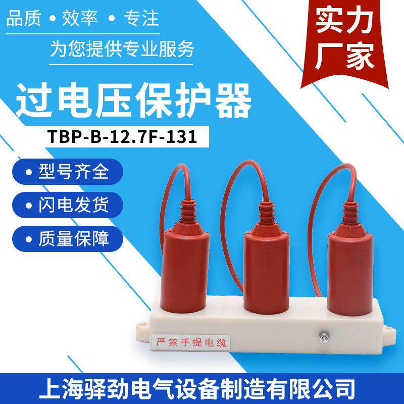 TBP-B-12.7F/131金属氧化物避雷器10KV三项组合式过电压保护器