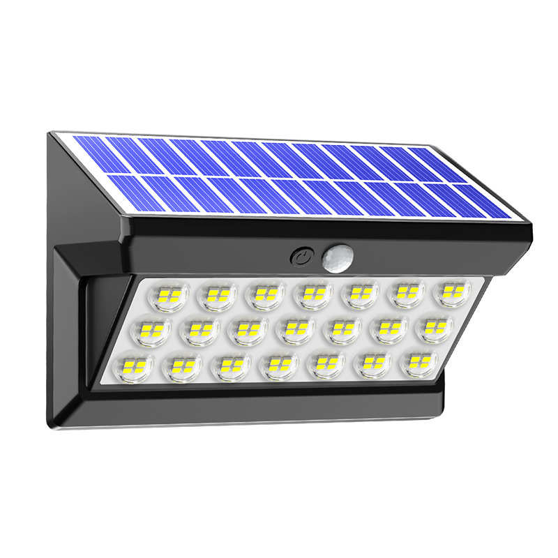 2025 太阳能灯防水led庭院灯人体感应户外太阳能壁灯