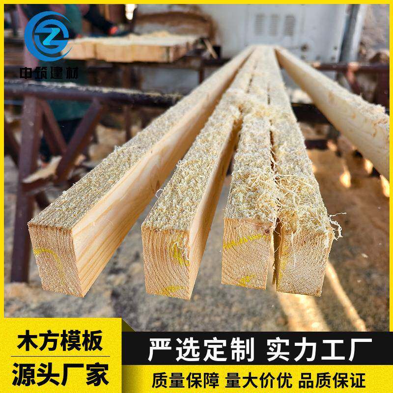 白松铁杉建筑木方桥梁木方轨道设备枕木工程大方方木厂家直销