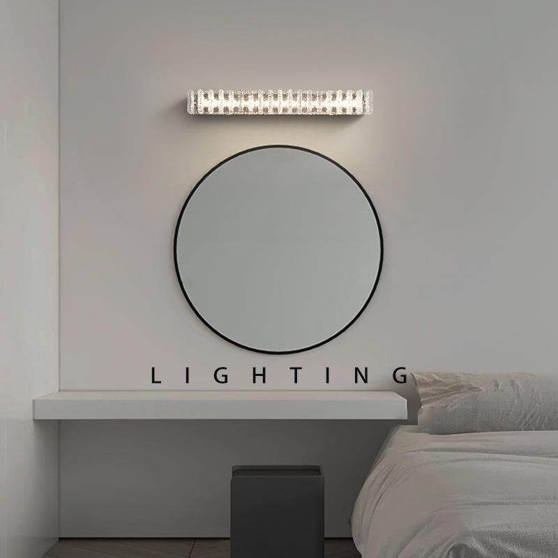 意式轻奢卫生间镜前灯简约现代浴室镜柜灯设计师卧室床头灯 LED灯