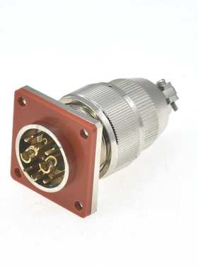 真空热处理半导体LED使用玻璃烧结气密性连接器MX23-8P真空接头