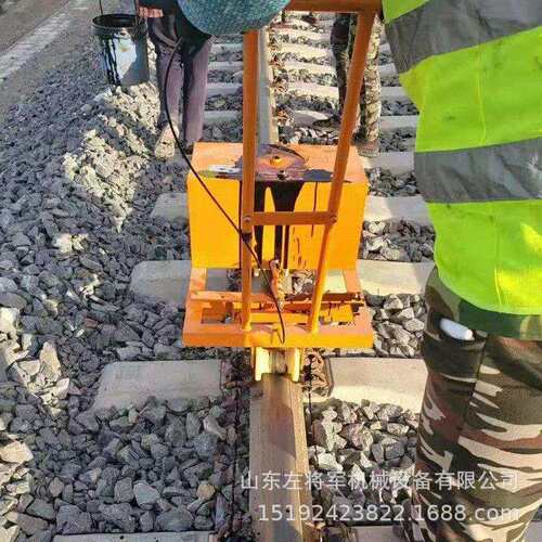 TYQ-1型轨枕螺栓手推式涂油器 手推式轨枕螺栓涂油器简易小车款