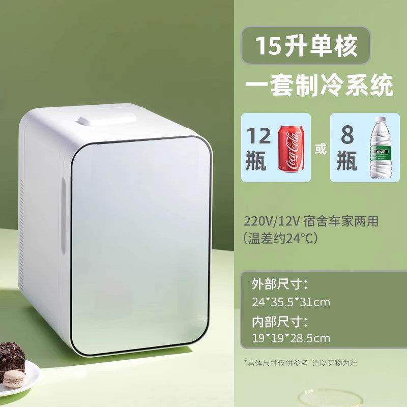 2人024冰新款车载迷你小冰箱二人三箱2024新款家用办公室特小型冷