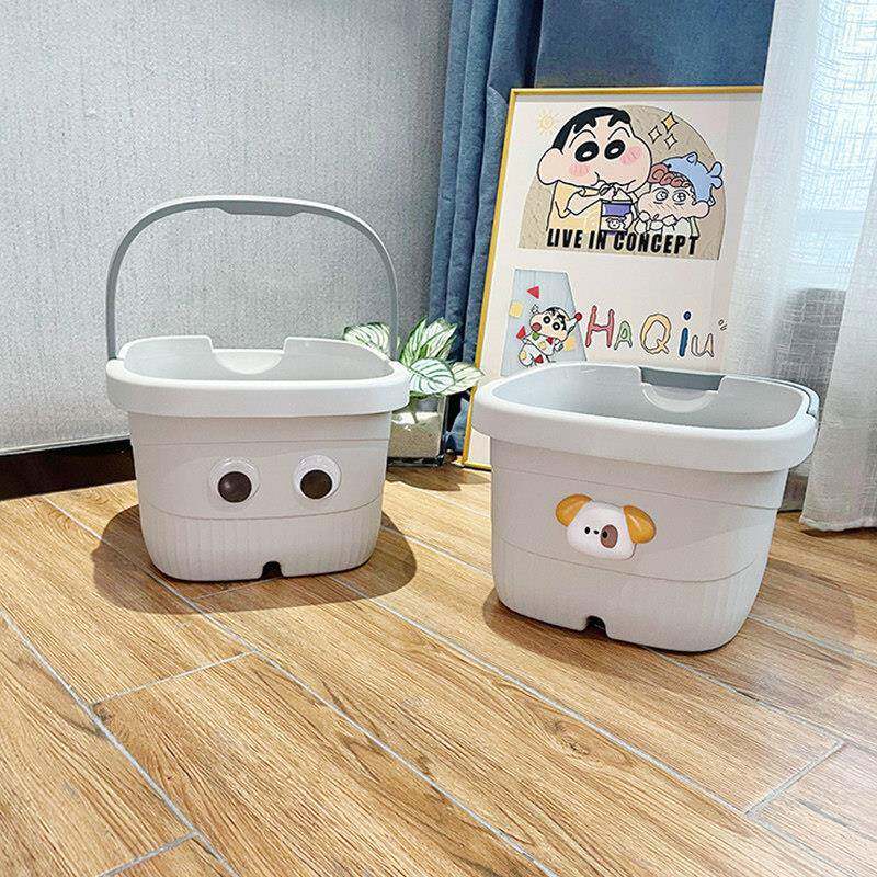 泡脚桶高深桶洗脚盆过膝小腿保温塑料按摩加高厚家用养生桶足浴桶