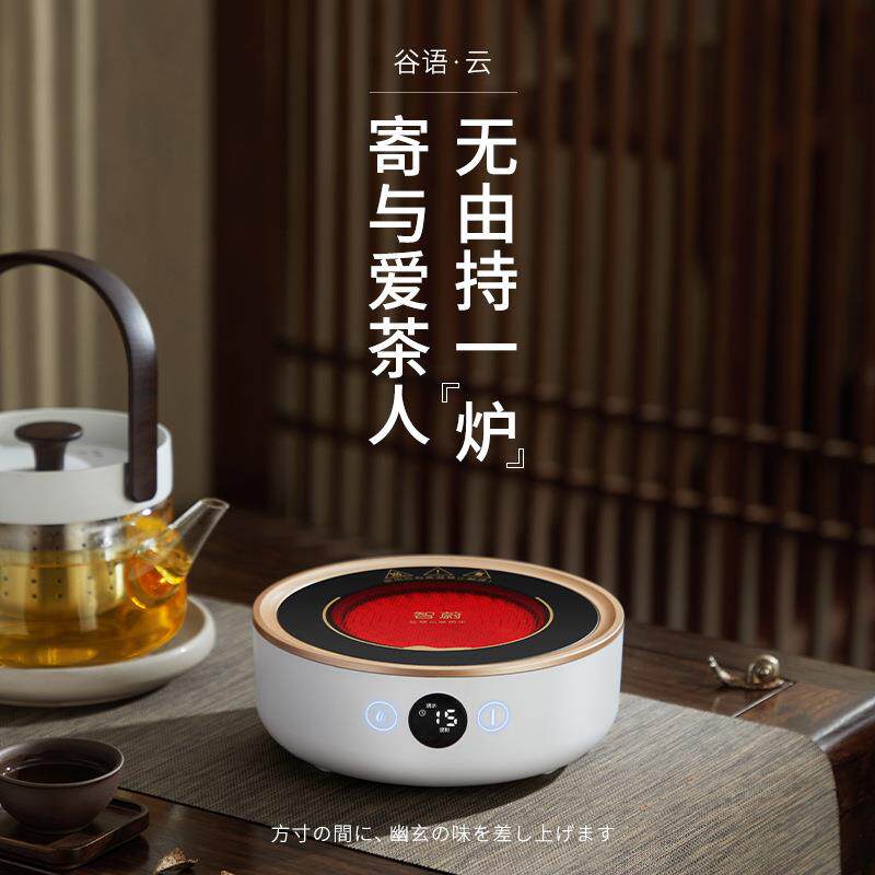 智蔚煮茶电陶炉定时保温玻璃煮茶器小烧水壶家用办公静音迷你套装