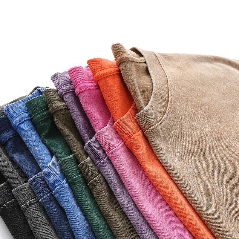 1/4 Pack Oversized Tshirts Unisex Gym Vintage Heavyweight Co图片