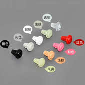 孔隐藏堵盖防撞塞5mm配帽粒胶粒孔螺丝橱柜硅胶装 饰堵硅帽防耳碰