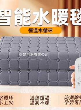 水暖电褥子电热毯双人单人水循环炕2026新款水热毯水床垫暖毯调温