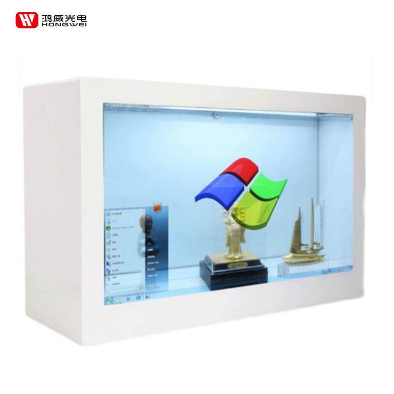 49寸透明柜广告机 商品展示透明广告柜 超薄透明广告柜电子显示屏