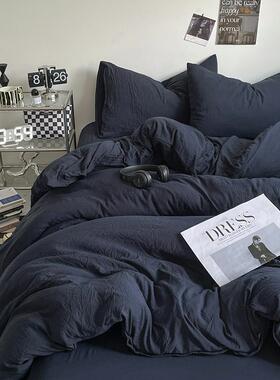 A类母婴超软可MLL裸睡床水套洗加厚床单罩四被件学生宿舍三件套笠