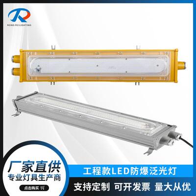 BAD8411LED防爆泛光灯长条型工厂仓库车间隧道悬挂吸顶防爆灯
