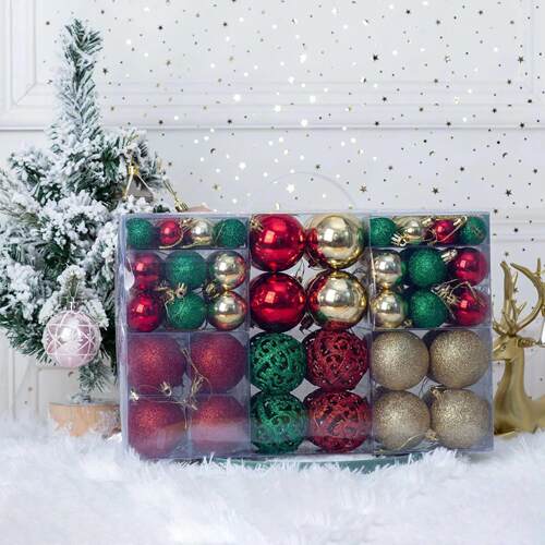 0236Christmas Balls 3-6cm 100pcs /Set Christmas Baubles Orna