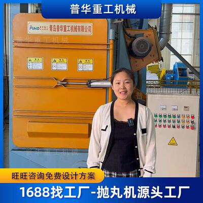 Q3720双吊钩抛丸机Q376抛丸机设备生产厂家悬挂式清理除锈