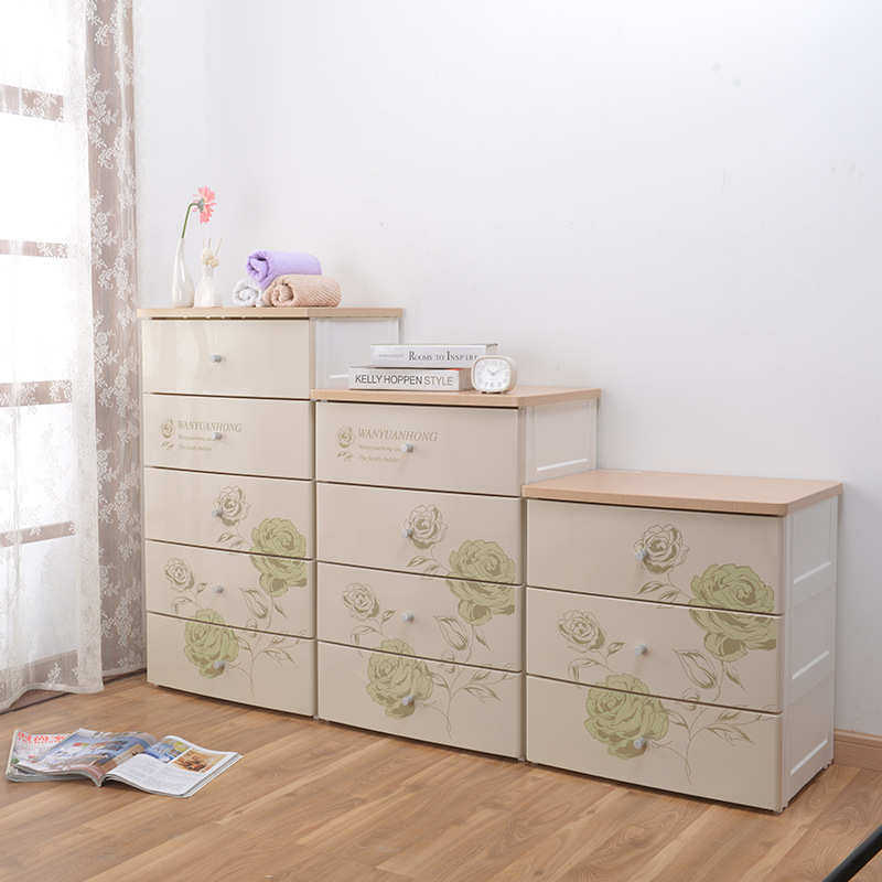万源鸿木质顶板玫瑰塑料收纳柜家用储物柜儿童整理置物柜厂家直销,收纳整理,收纳柜,淘宝优惠券,粉丝福利购,淘宝优惠卷
