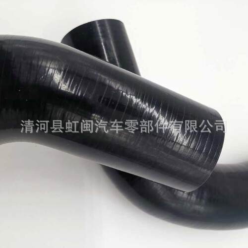 供应涡轮增压进气管 汽车夹布夹线硅橡胶缠绕米管 汽车硅胶软管