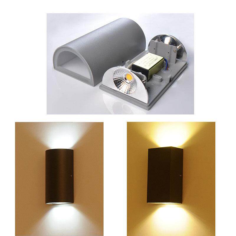 LED户外半圆 长方6W10W 壁灯现代简约 双头壁灯户外走廊过道