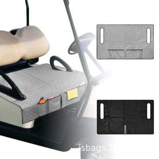 cove seat 跨境高尔夫球车座套带4个前口袋和防滑底部座椅垫 Golf