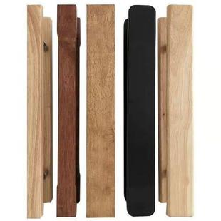 门把手定制玻璃门拉手实木拉手黑色木门把手订做LOGO刻字刻花配件