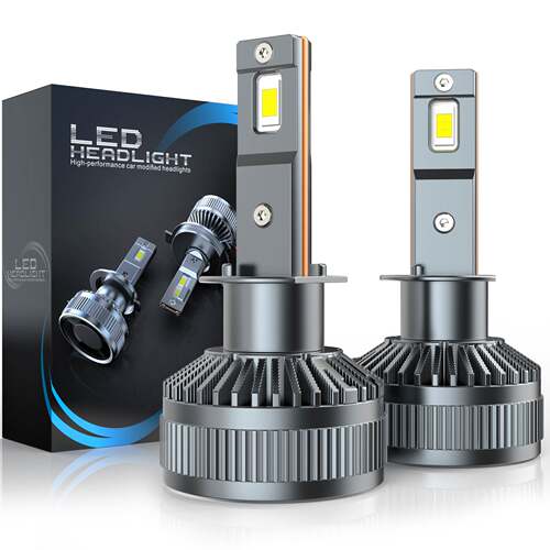 新款V28 LED汽车大灯带解码大功率120W 双铜管散热高亮小车货车灯