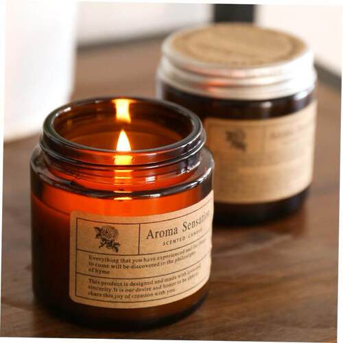 Fragrant Scented Candle glass Jar candles Gifts Fragrance