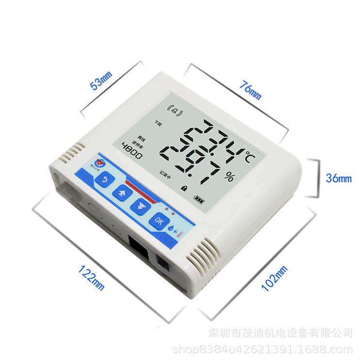 以太网温湿度变送记录仪 RS-