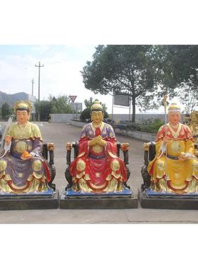 三宵娘娘神像三仙姑云霄琼霄碧霄眼光娘娘送子娘娘树脂佛像1米6高