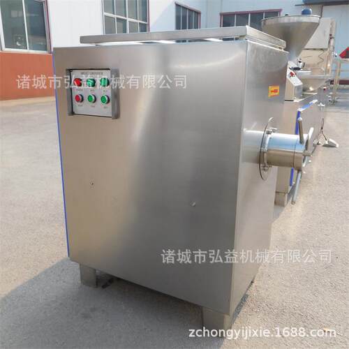 带皮冻肉鸡胸肉绞碎机器宠物食品绞肉机剁肉末的机器设备