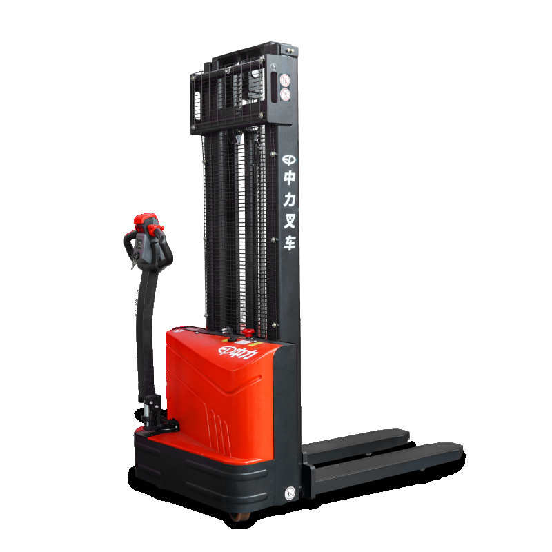 站多方叉车.一叉车电动堆高1地式搬运驾式步行堆高电动前移5t向牛
