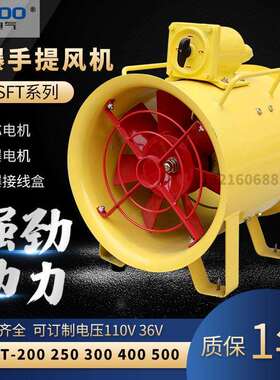 BSFT-250防爆型移动风机0.35KW手提式便携轴流风机220V380V