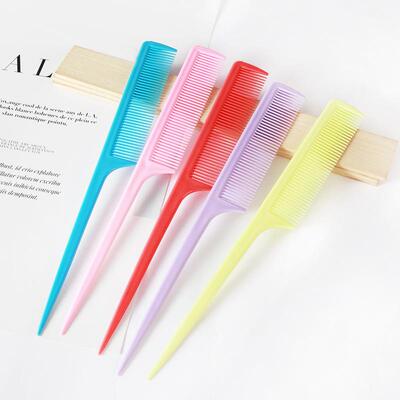 Colorful Hair Brushes, Pointed Tail Combs, Long Tail Combs,