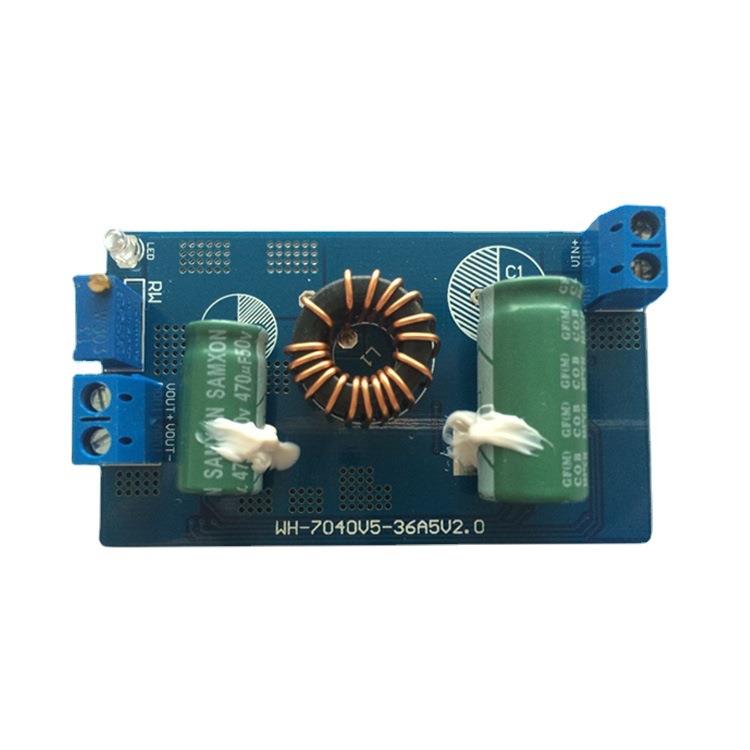 DC-DC工业级降压板 输出5V~36V 5A电压输入型降压板 智能控制芯片