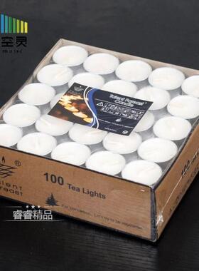100pcs smokeless candles Boil tea candle tealight lights蜡烛