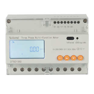 安科瑞生产 导轨式三相智能电表DTSD1352 80A内直接接入 安装方便