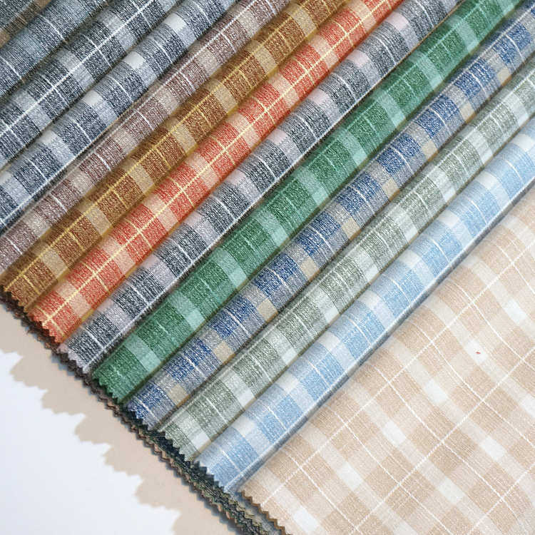 春夏西装套装布料 旗袍连衣裙半裙格子面料 休闲衬衫时装裤子面料