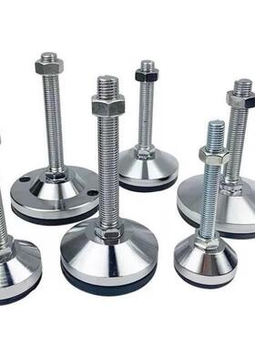 WAG41-D50-D60-D75-M12-M16-M20-L100替代不锈钢万向调节脚杯