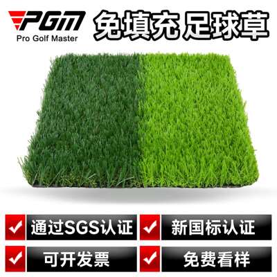 PGM足球场人造草坪草皮免填充专业足球草人工假草室内球场grass