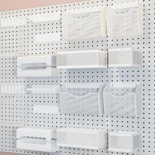 免打孔厨房洞洞板磁吸冰箱侧面磁铁收纳盒置物架收纳神器挂筐黑板