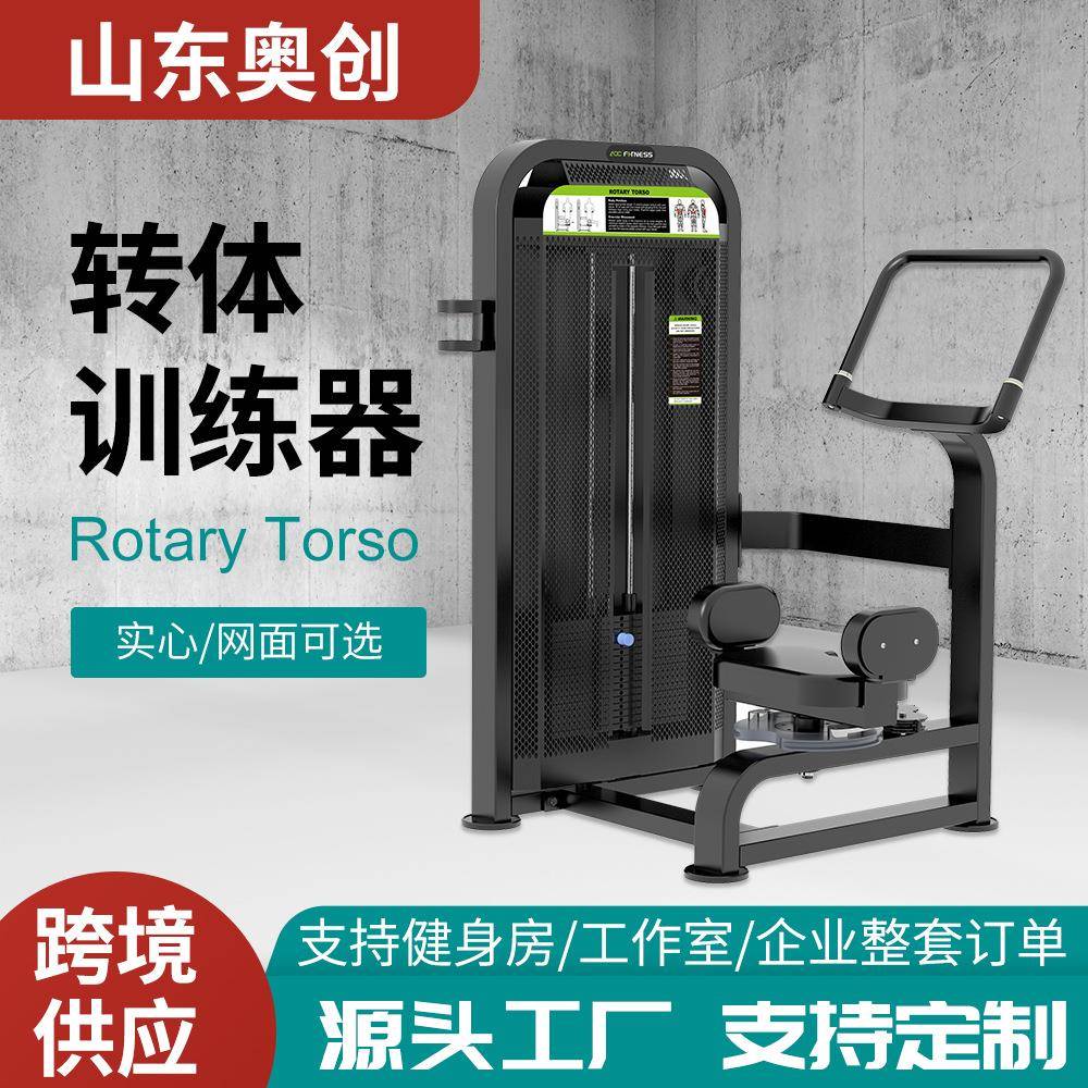 健身房商用健身器材腰部髋部锻炼力量器械专用一套转体训练器家用