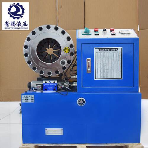 现货销售2寸卧式扣压机RT-120W小型压管机缩管机油管扣压机