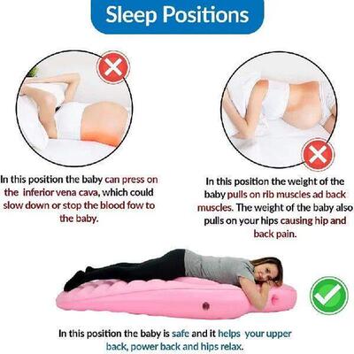 With Holes Inflatable Maternity Bed Adjustable