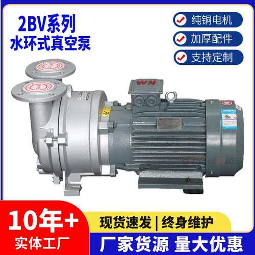 2BV 水环式真空泵 高品质国标电机 铜芯2BV不锈钢真空泵 真空机组