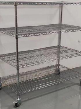 货架仓OYF库货架线网无纳尘车间家物居收货架物置轮子料周转车镀