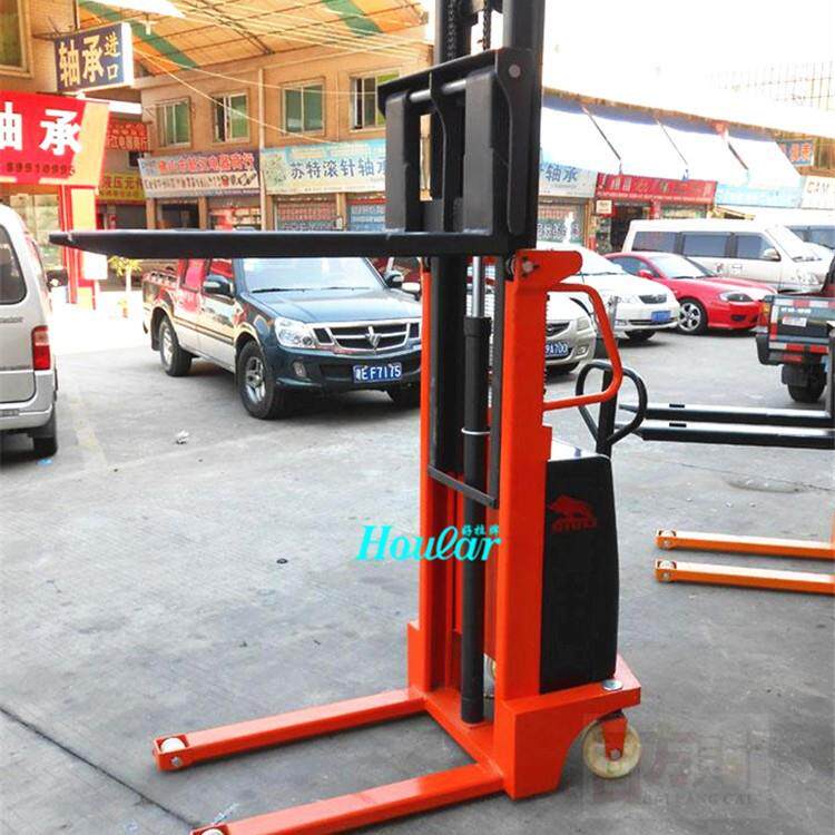 现货供应牛力电动叉车CTD1525半电动叉车堆高车NIULI半自动堆垛车