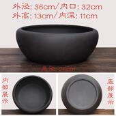 水植物无孔养紫砂盆盆铜钱草碗莲zf591839盆青鳉鱼假山盆蒲盆古法