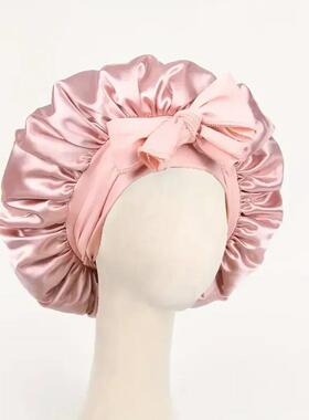 Satin Bonnet Silk Bonnet Bonne For Sleeping Hair Bonnet 睡帽