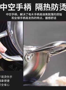 厂家直销 不锈钢火锅 带盖鸳鸯锅 清汤锅 单味/二味火锅